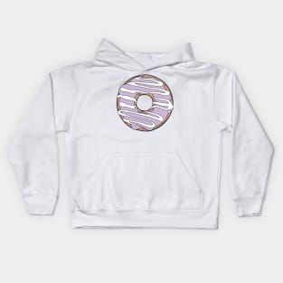 Purple Donut, Doughnut, Icing, Frosting, Glaze Kids Hoodie